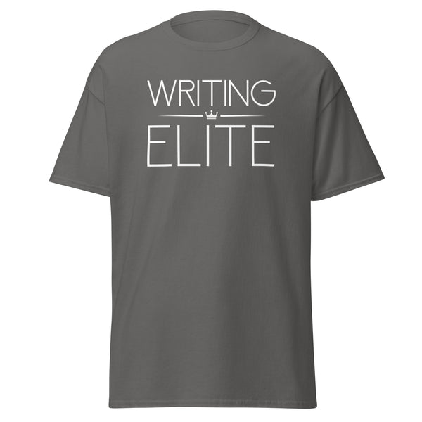 T-Shirt Classic - Writing Elite white Charcoal ein Produkt von SCHIETKRAM