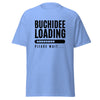 T-Shirt Classic - Buchidee Loading black Carolina Blue ein Produkt von SCHIETKRAM