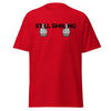 T-Shirt Classic - Still Smiling black Red ein Produkt von SCHIETKRAM