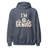 Hoodie Classic - I'm Genius Heather Sport Dark Navy ein Produkt von SCHIETKRAM