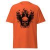 T-Shirt Classic - Angry Skull Orange ein Produkt von SCHIETKRAM