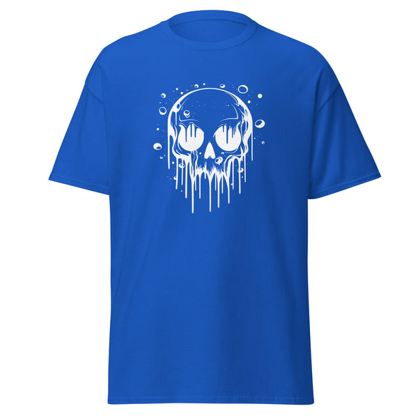 T-Shirt Classic - Melting Skull white Royal ein Produkt von SCHIETKRAM