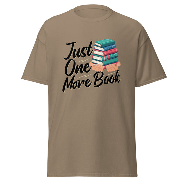 T-Shirt Classic - Just one more Book Brown Savana ein Produkt von SCHIETKRAM