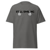 T-Shirt Classic - Still Smiling black Charcoal ein Produkt von SCHIETKRAM