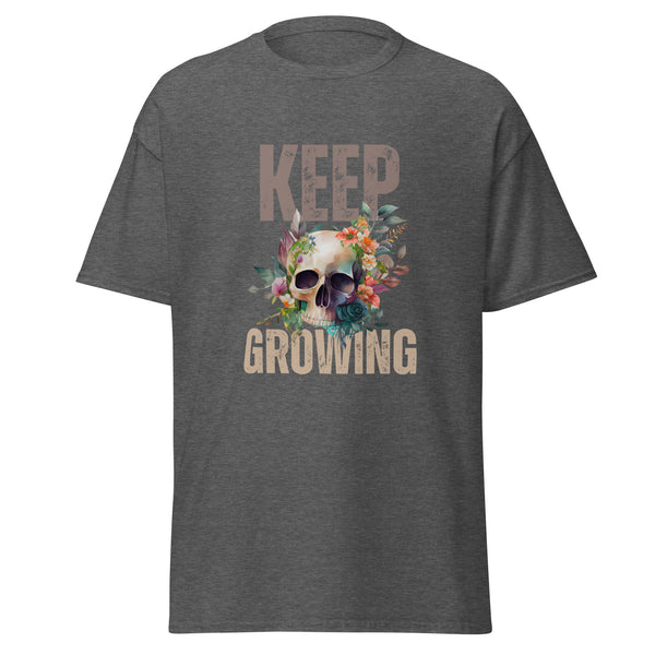 T-Shirt Classic - Keep Growing Dark Heather ein Produkt von SCHIETKRAM