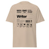 T-Shirt Classic - Writer black Sand ein Produkt von SCHIETKRAM