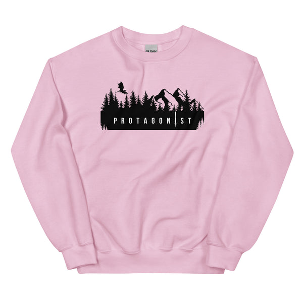 Sweatshirt - Protagonist black Light Pink ein Produkt von SCHIETKRAM