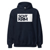 Hoodie Classic - SCHTKRM white Navy ein Produkt von SCHIETKRAM