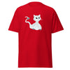 T-Shirt Classic - Ghost Cat by Wanderkraehe Red ein Produkt von SCHIETKRAM