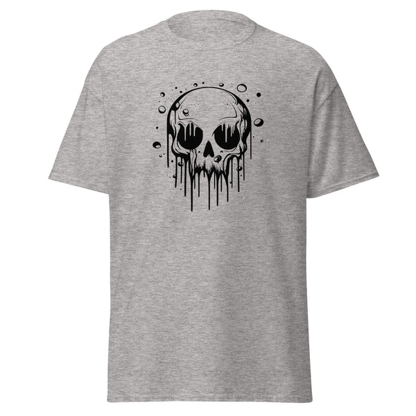 T-Shirt Classic - Melting Skull black Sport Grey ein Produkt von SCHIETKRAM