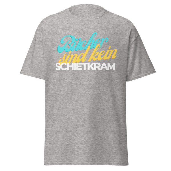 T-Shirt Classic - Bücher sind kein Schietkram white Sport Grey ein Produkt von SCHIETKRAM