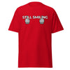 T-Shirt Classic - Still Smiling white Red ein Produkt von SCHIETKRAM
