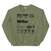 Sweatshirt - Writer black Military Green ein Produkt von SCHIETKRAM
