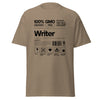 T-Shirt Classic - Writer black Brown Savana ein Produkt von SCHIETKRAM