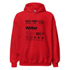 Hoodie Classic - Writer black Red ein Produkt von SCHIETKRAM