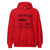 Hoodie Classic - Writer black Red ein Produkt von SCHIETKRAM