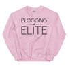 Sweatshirt - Blogging Elite black Light Pink ein Produkt von SCHIETKRAM