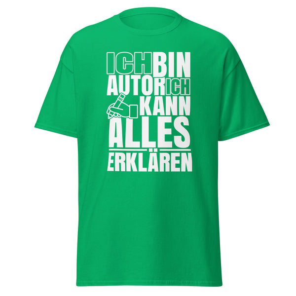 T-Shirt Classic - Ich kann alles erklären white Irish Green ein Produkt von SCHIETKRAM