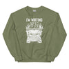 Sweatshirt - I'm writing epic spice white Military Green ein Produkt von SCHIETKRAM