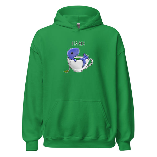 Hoodie Classic - Dino by Wanderkraehe Irish Green ein Produkt von SCHIETKRAM