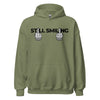 Hoodie Classic - Still Smiling black Military Green ein Produkt von SCHIETKRAM