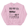 Sweatshirt - Writer black Light Pink ein Produkt von SCHIETKRAM