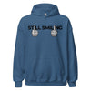 Hoodie Classic - Still Smiling black Indigo Blue ein Produkt von SCHIETKRAM