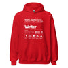 Hoodie Classic - Writer white Red ein Produkt von SCHIETKRAM
