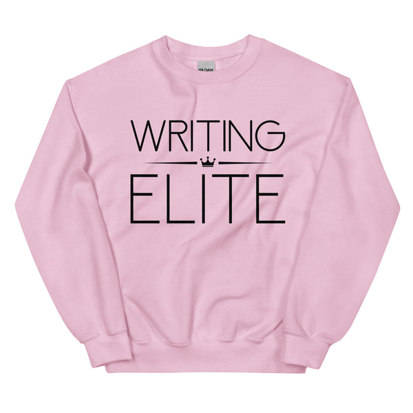 Sweatshirt - Writing Elite black Light Pink ein Produkt von SCHIETKRAM
