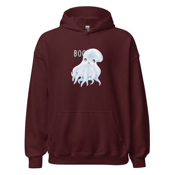 Hoodie Classic - Ghostopus by Wanderkraehe Maroon ein Produkt von SCHIETKRAM