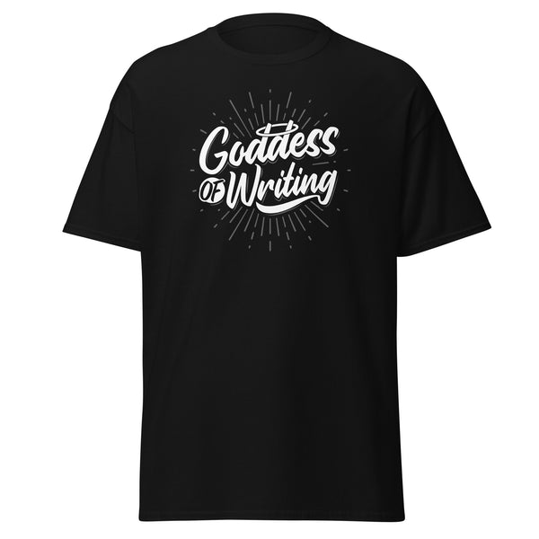 T-Shirt Classic - Goddess of Writing Schwarz ein Produkt von SCHIETKRAM
