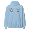 Hoodie Classic - Still Smiling white Light Blue ein Produkt von SCHIETKRAM