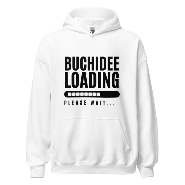 Hoodie Classic - Buchidee Loading black White ein Produkt von SCHIETKRAM
