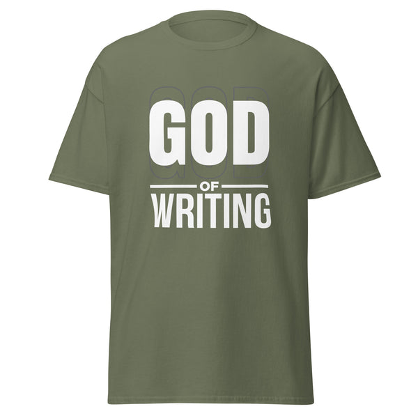 T-Shirt Classic - God of Writing Military Green ein Produkt von SCHIETKRAM