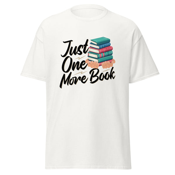 T-Shirt Classic - Just one more Book White ein Produkt von SCHIETKRAM