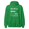 Hoodie Classic - Writer white Irish Green ein Produkt von SCHIETKRAM