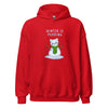Hoodie Classic - Weihnachts-Katze Schnee by Wanderkraehe Red ein Produkt von SCHIETKRAM
