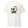 T-Shirt Classic - Weihnachts-Katze Geschenk by Wanderkraehe White ein Produkt von SCHIETKRAM