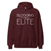 Hoodie Classic - Blogging Elite white Maroon ein Produkt von SCHIETKRAM