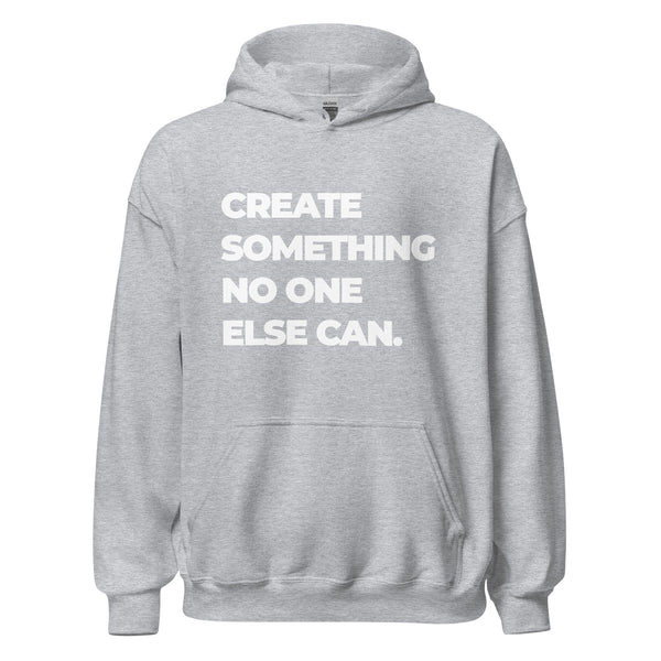 Hoodie Classic - Create somthing no one else can white Sport Grey ein Produkt von SCHIETKRAM