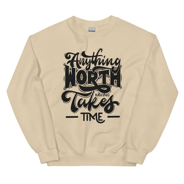 Sweatshirt - Anything Worth Having black Sand ein Produkt von SCHIETKRAM