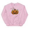 Sweatshirt - Kürben-Geister by Wanderkraehe Light Pink ein Produkt von SCHIETKRAM
