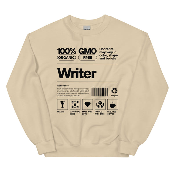 Sweatshirt - Writer black Sand ein Produkt von SCHIETKRAM