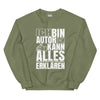 Sweatshirt - Ich kann alles erklären white Military Green ein Produkt von SCHIETKRAM