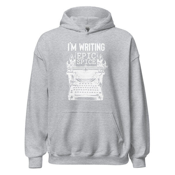Hoodie Classic - I'm writing epic spice white Sport Grey ein Produkt von SCHIETKRAM