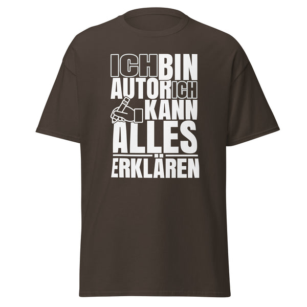 T-Shirt Classic - Ich kann alles erklären white Dark Chocolate ein Produkt von SCHIETKRAM