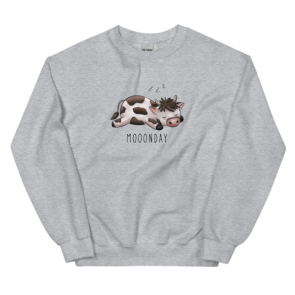 Sweatshirt - Mooonday by Wanderkraehe Sport Grey ein Produkt von SCHIETKRAM