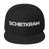 Snapback Hat - SCHIETKRAM 3D white Schwarz ein Produkt von SCHIETKRAM