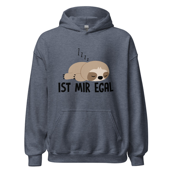 Hoodie Classic - Ist mir egal Heather Sport Dark Navy ein Produkt von SCHIETKRAM
