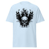 T-Shirt Classic - Angry Skull Light Blue ein Produkt von SCHIETKRAM